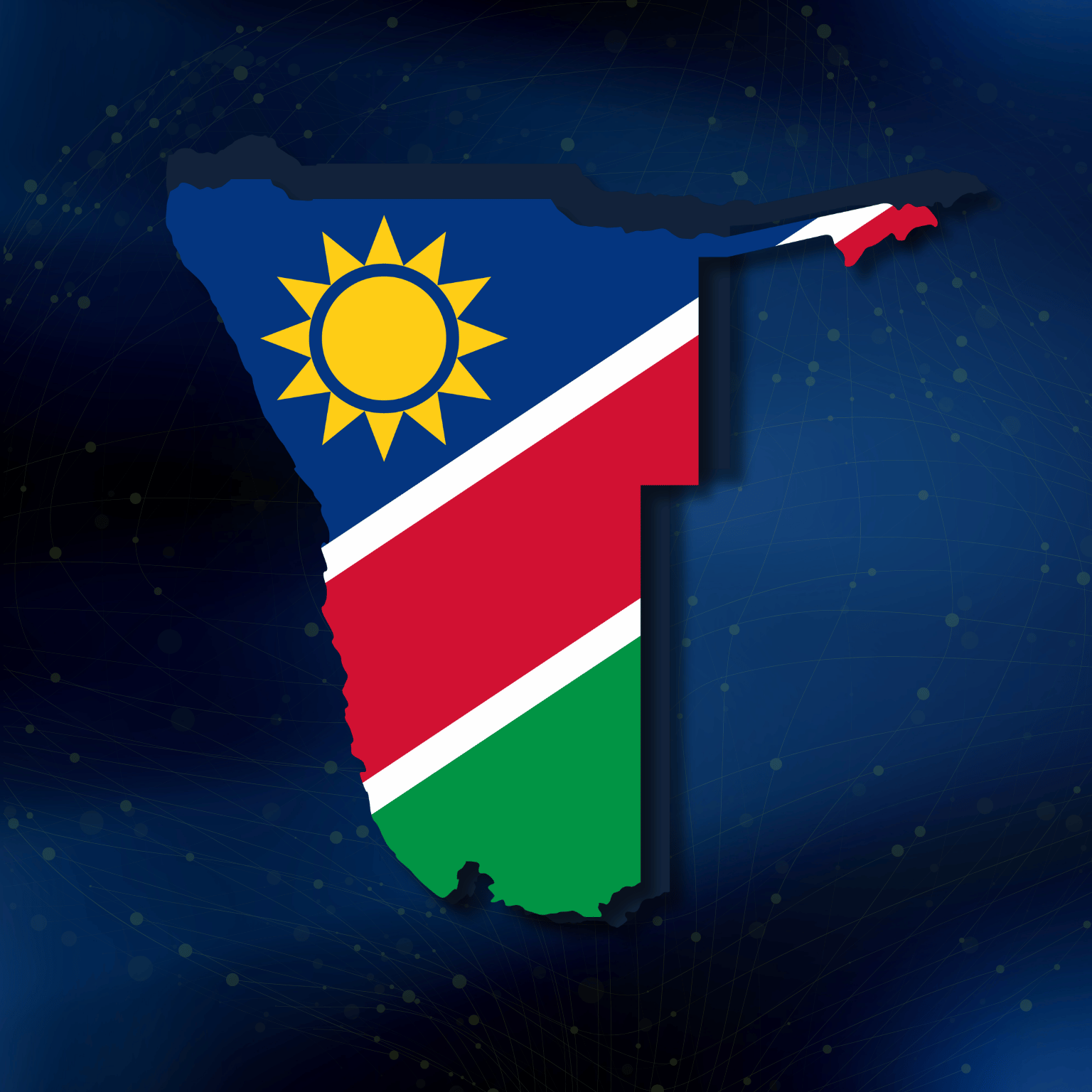 Map of Namibia